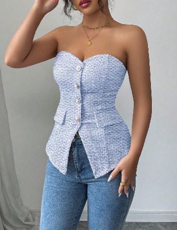 Top SHEIN, albastru