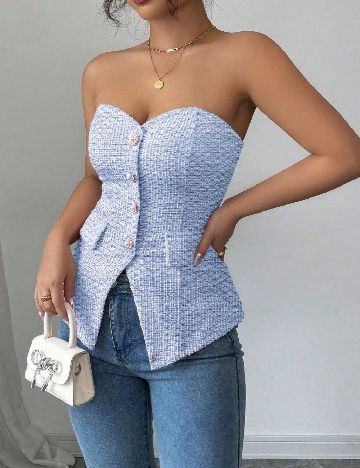 Top SHEIN, albastru