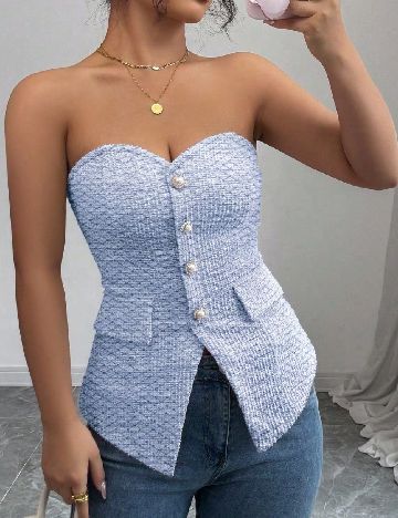 Top SHEIN, albastru