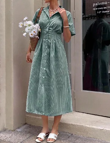 Rochie lunga SHEIN, verde