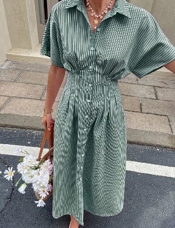 Rochie lunga SHEIN, verde