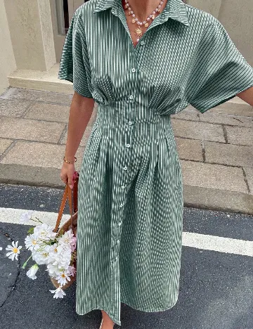 Rochie lunga SHEIN, verde