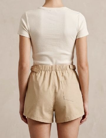 Pantaloni scurti Zara, crem