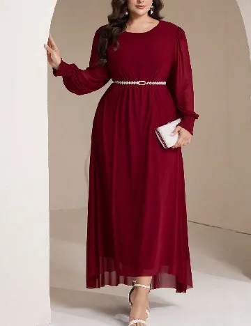 Rochie lunga SHEIN CURVE, rosu