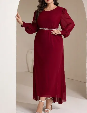 Rochie lunga SHEIN CURVE, rosu