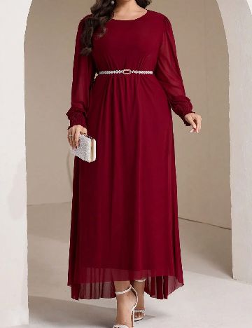 Rochie lunga SHEIN CURVE, rosu