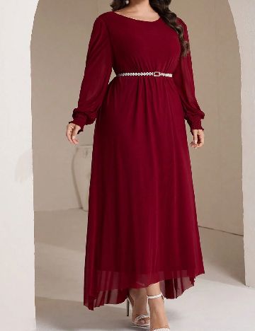 Rochie lunga SHEIN CURVE, rosu