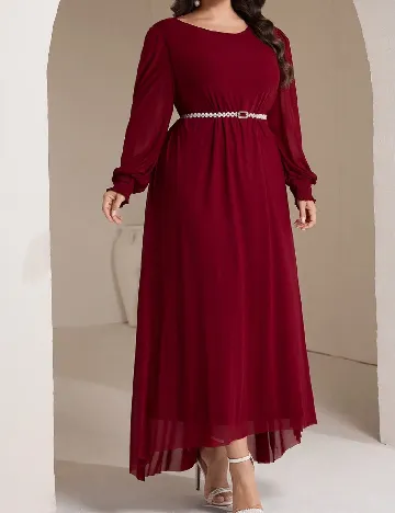 Rochie lunga SHEIN CURVE, rosu
