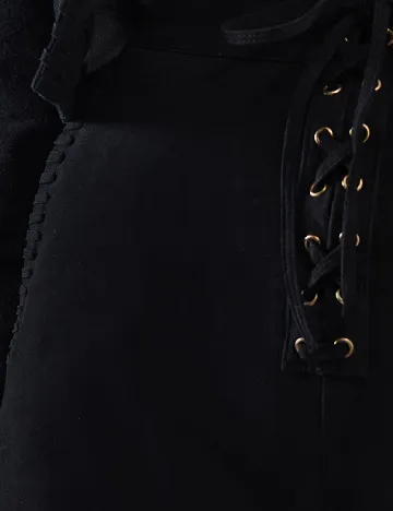 Pantaloni scurti WAREHOUSE, negru