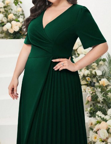 Rochie lunga SHEIN CURVE, verde