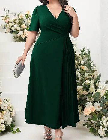 Rochie lunga SHEIN CURVE, verde