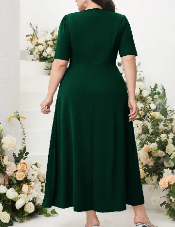Rochie lunga SHEIN CURVE, verde