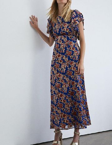 Rochie lunga WAREHOUSE, mix culori