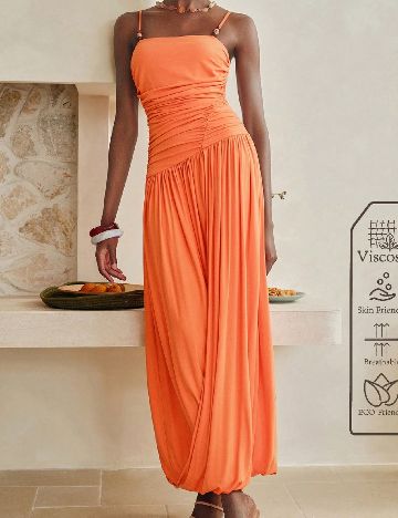 Rochie lunga SHEIN, portocaliu