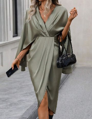 Rochie medie SHEIN, verde
