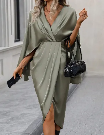 Rochie medie SHEIN, verde