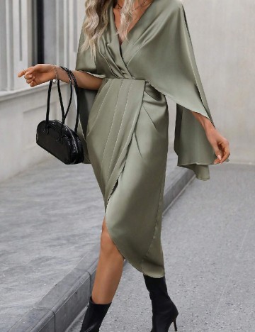 Rochie medie SHEIN, verde
