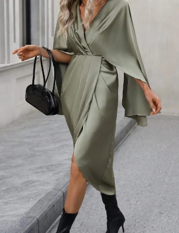 Rochie medie SHEIN, verde
