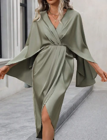 Rochie medie SHEIN, verde