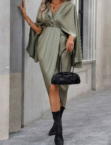 Rochie medie SHEIN, verde