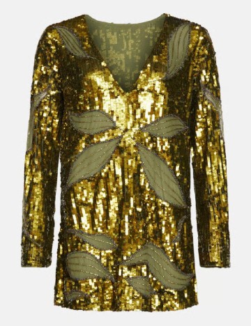Rochie scurta WAREHOUSE, verde