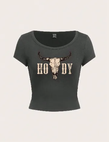 Top SHEIN, gri