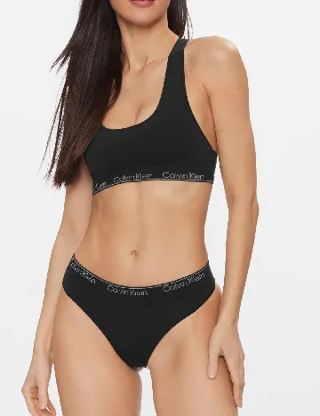 Bustiera Calvin Klein, negru