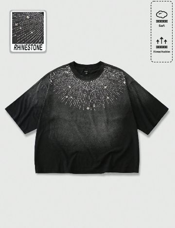 Tricou Romwe, negru