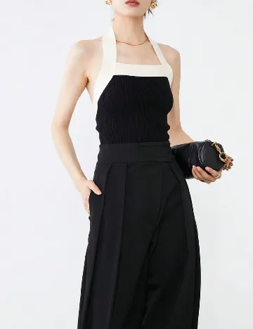 Set top si bolero SHEIN, negru