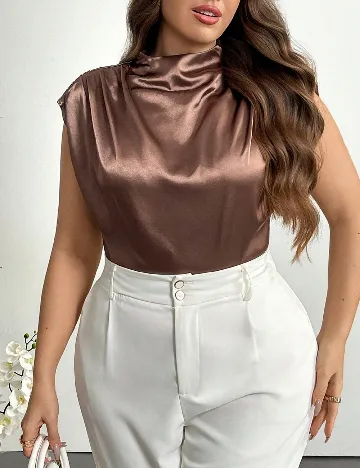 Top SHEIN CURVE, maro