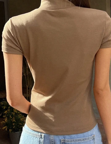 Tricou Dazy, maro