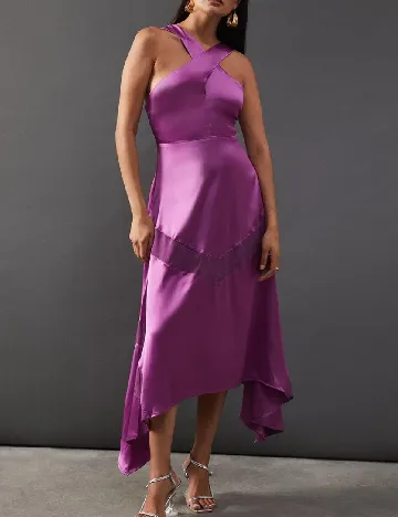 Rochie medie WAREHOUSE, mov