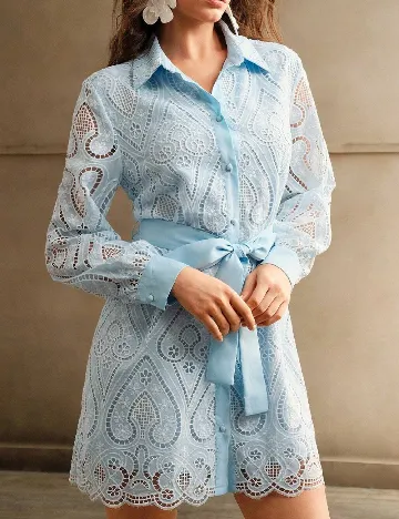 Rochie scurta Anewsta, albastru