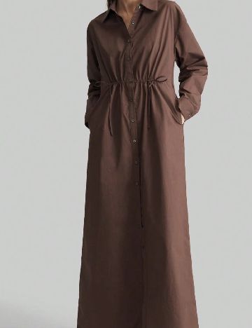 Rochie lunga SHEIN, maro