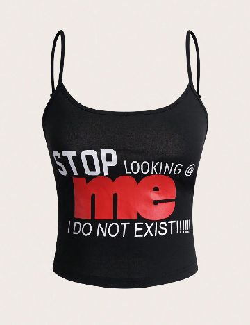 Top SHEIN, negru