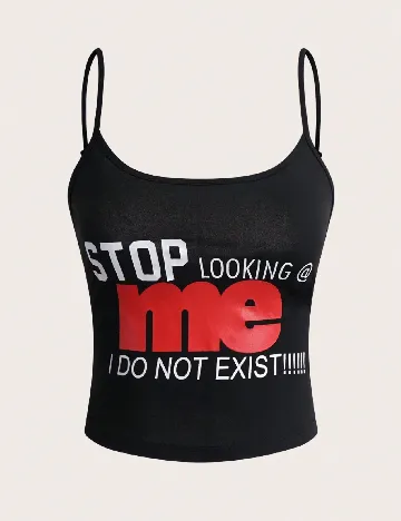 Top SHEIN, negru