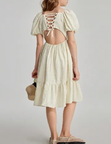 Rochie Shein Kids, ecru