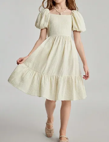 Rochie Shein Kids, ecru