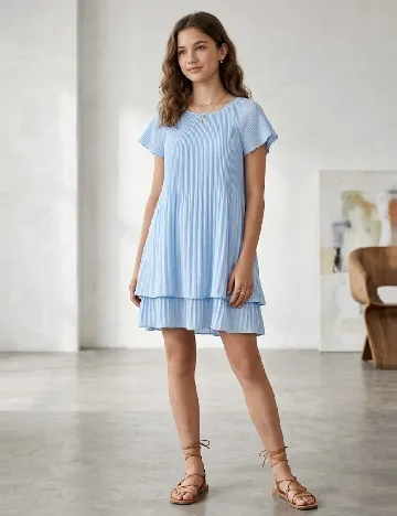 Rochie scurta Zara, albastru