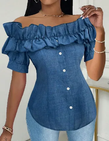Bluza SHEIN, albastru