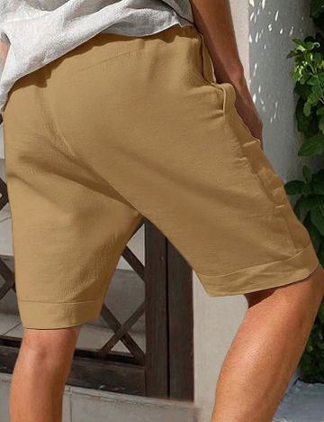 Pantaloni scurti SHEIN, maro