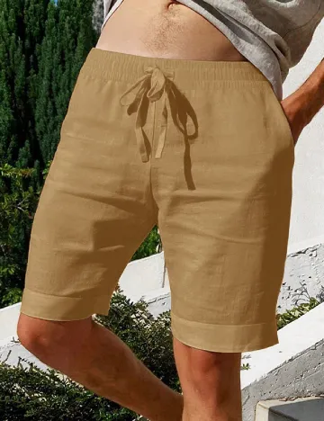 Pantaloni scurti SHEIN, maro