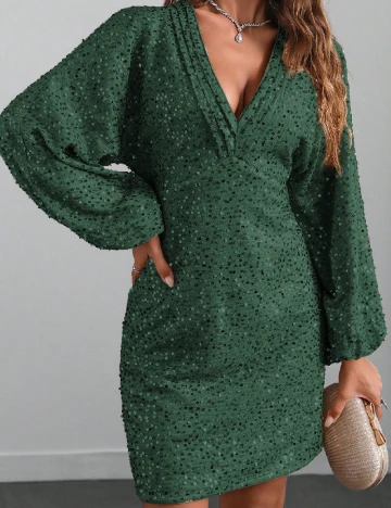 Rochie scurta SHEIN, verde
