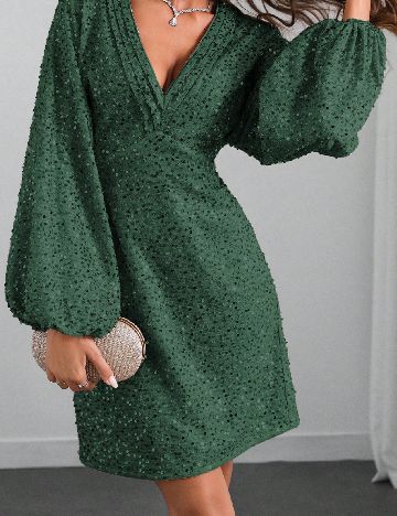 Rochie scurta SHEIN, verde