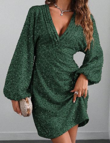 Rochie scurta SHEIN, verde