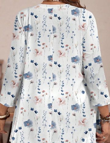 Bluza Emery Rose Curve, alb