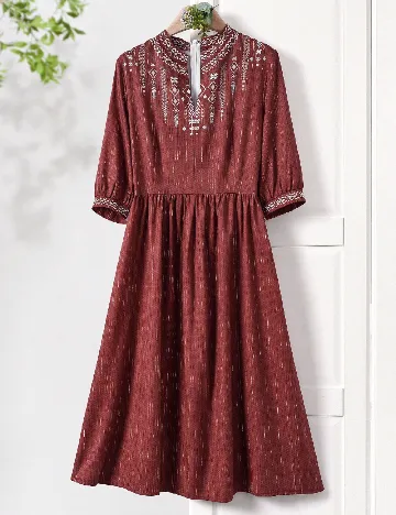 Rochie medie Emery Rose, visiniu
