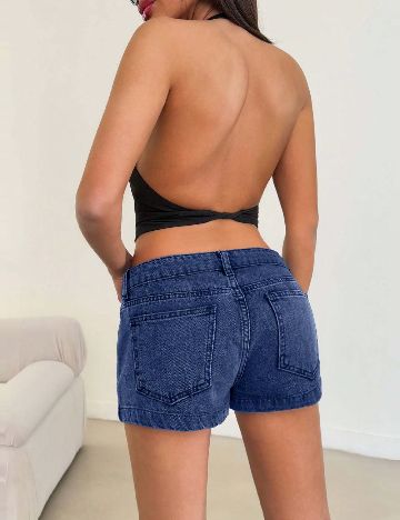 Pantaloni scurti SHEIN, albastru
