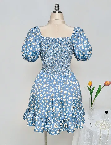 Rochie scurta SHEIN CURVE, albastru