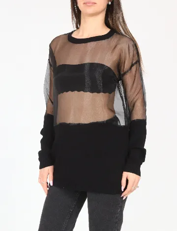 Bluza Bershka, negru